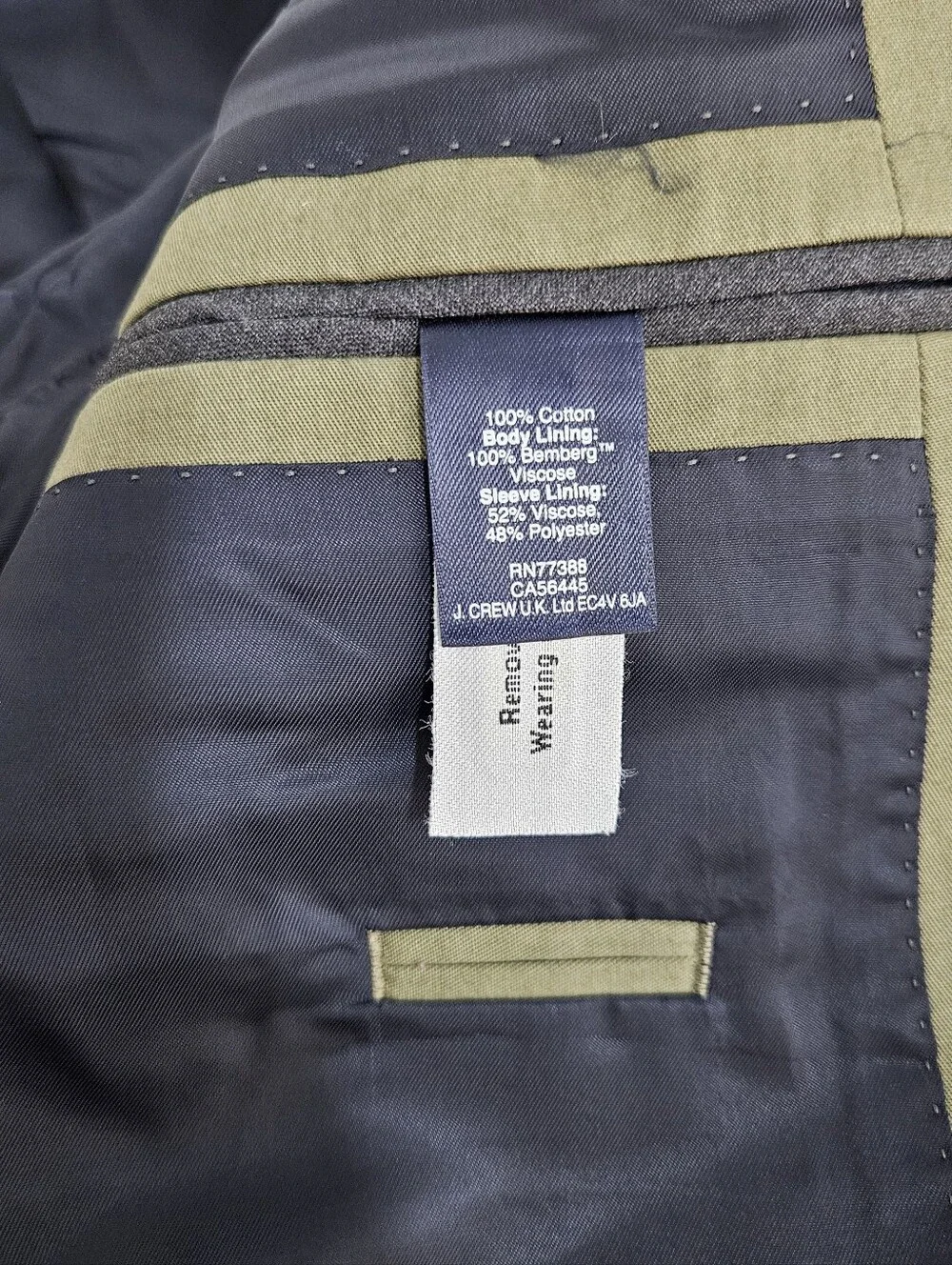 J.Crew Ludlow Slim-fit suit jacket in Italian stretch chino Size 42R